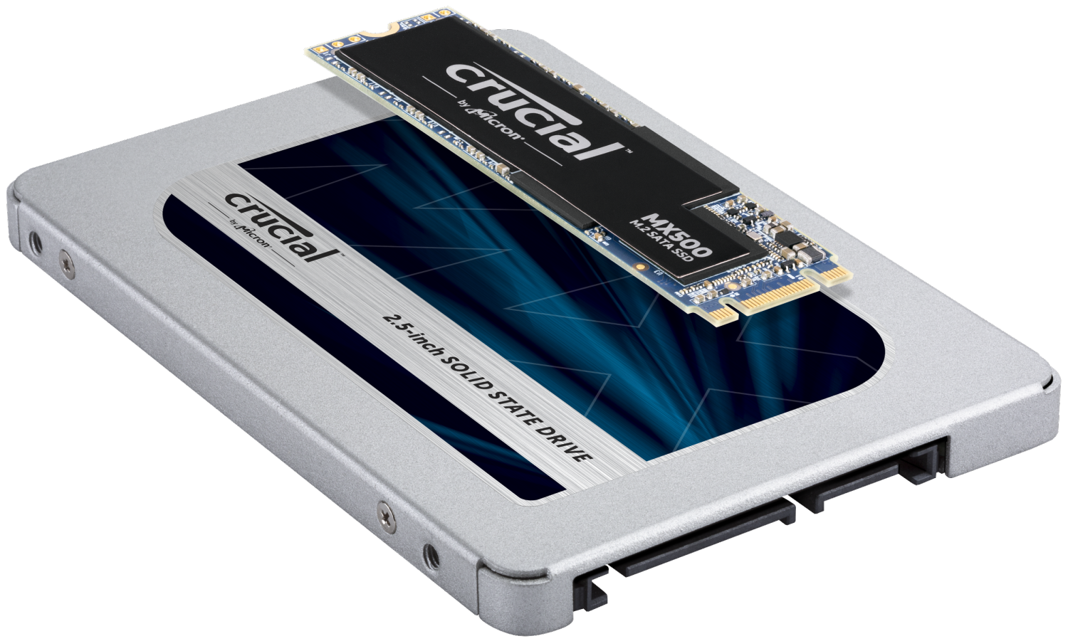 Crucial® MX500 SSD - SSD built on quality, speed, and security.