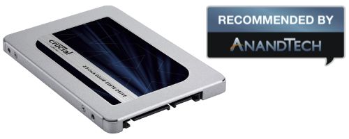 Crucial® MX500 SSD - Recommended by AnandTech